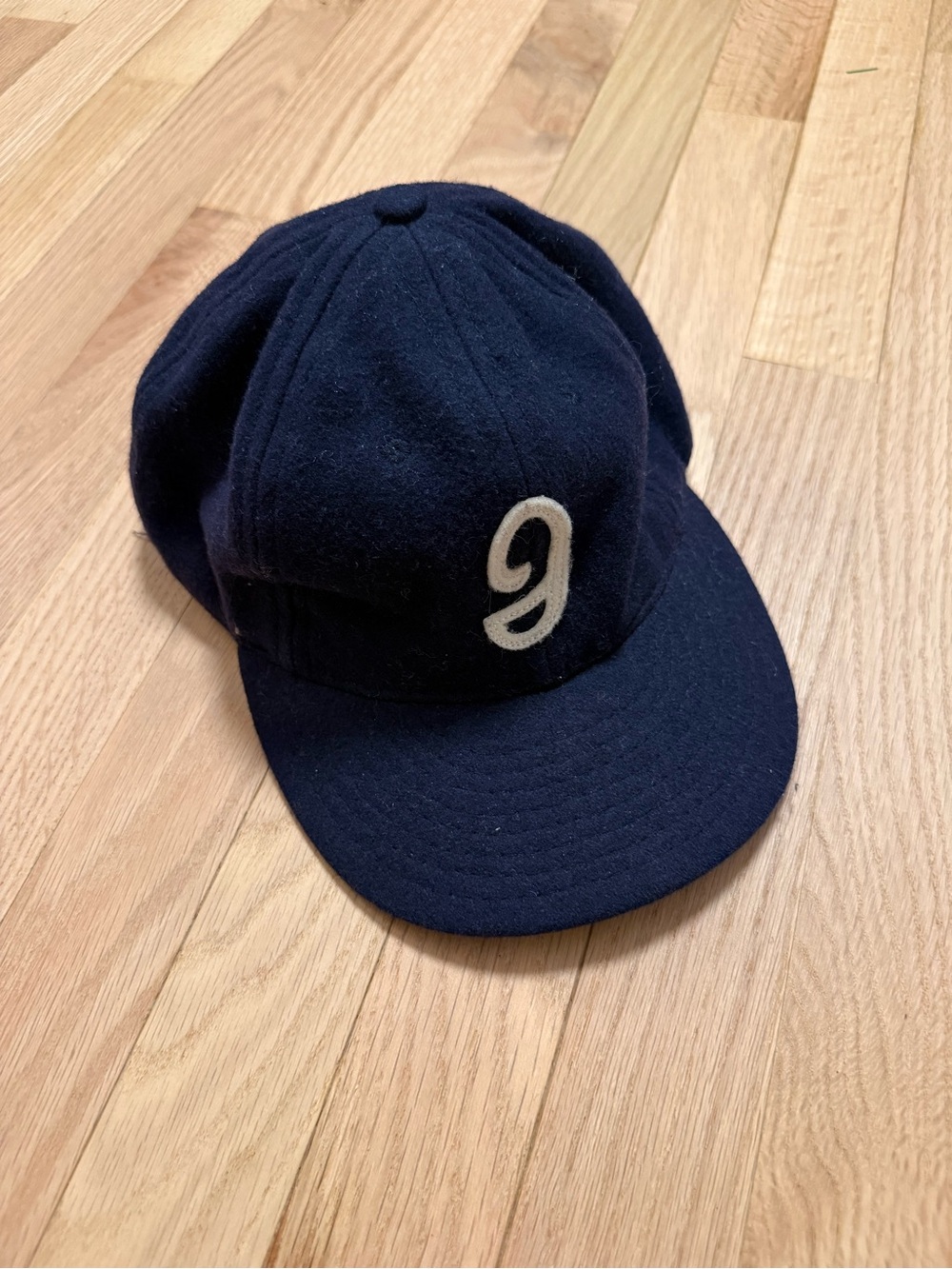 Ebbets field flannels Navy Wool Baseball Cap